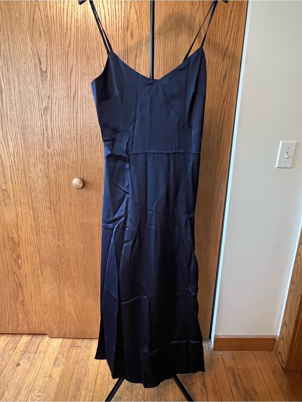 Semi formal Dress for Women Corset Satin Maxi Dress